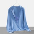 thumbnail image 7 of Garbnen Unisex Ice Silk UPF 50+ Sun Protection Jacket Full Zip Quick Dry Rash Guard Hoodie Lightweight Waterproof Outdoor Beach Sun Shirt with Pockets for Men and Women, 7 of 7
