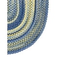 thumbnail image 5 of "Capel Rugs American Heritage Oval Braided Area Rug 36" x 5' - Blue Yellow - Casual Indoor Rug for Living Room", 5 of 6