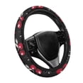 thumbnail image 6 of Uorisanigo Cherry Warm Steering Wheel Cover for Winter Fashion 15 Inch Car Steering Wheel Cover for Women Non Slip Car Steering Wheel Protector for SUV Sedan Vehicle Gift for Birthday, 6 of 8