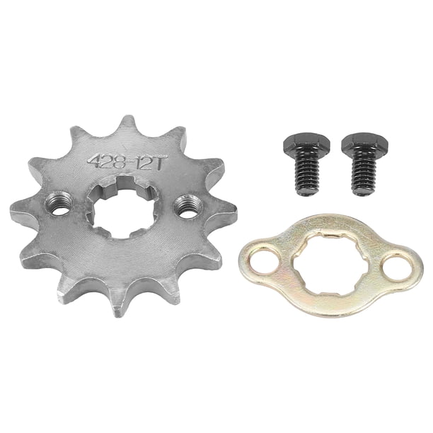 428 Cadena 12T 17mm Motocicleta ATV Motocross Delantero Motor Rueda Espigas