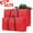 Red, variant on KOYPTL 2 Pcs Christmas Tree Storage Bag 20+30 Inch Large Capacity Christmas Storage Container with Durable Reinforced Handles& Zipper Waterproof Xmas Storage Box Dark Blue