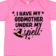 thumbnail image 4 of Inktastic I Have My Godmother Under My Spell with Cute Witch Hat Boys or Girls Baby Bodysuit, 4 of 5