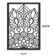 thumbnail image 3 of Pintura decorativa de madera MDF con forma de mandal, paquete de 3, 3 of 3