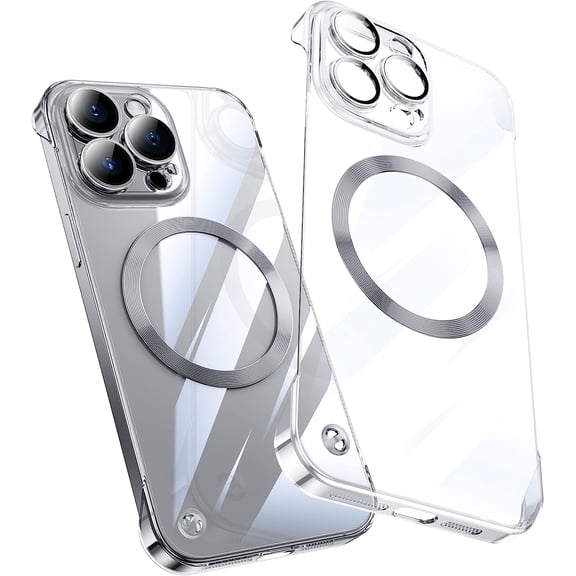 For iPhone 14 Pro Max Slim Case - Frameless Ultra-Thin, Anti-Yellow, Anti-Fingerprint, Shockproof Protection Cover, Clear