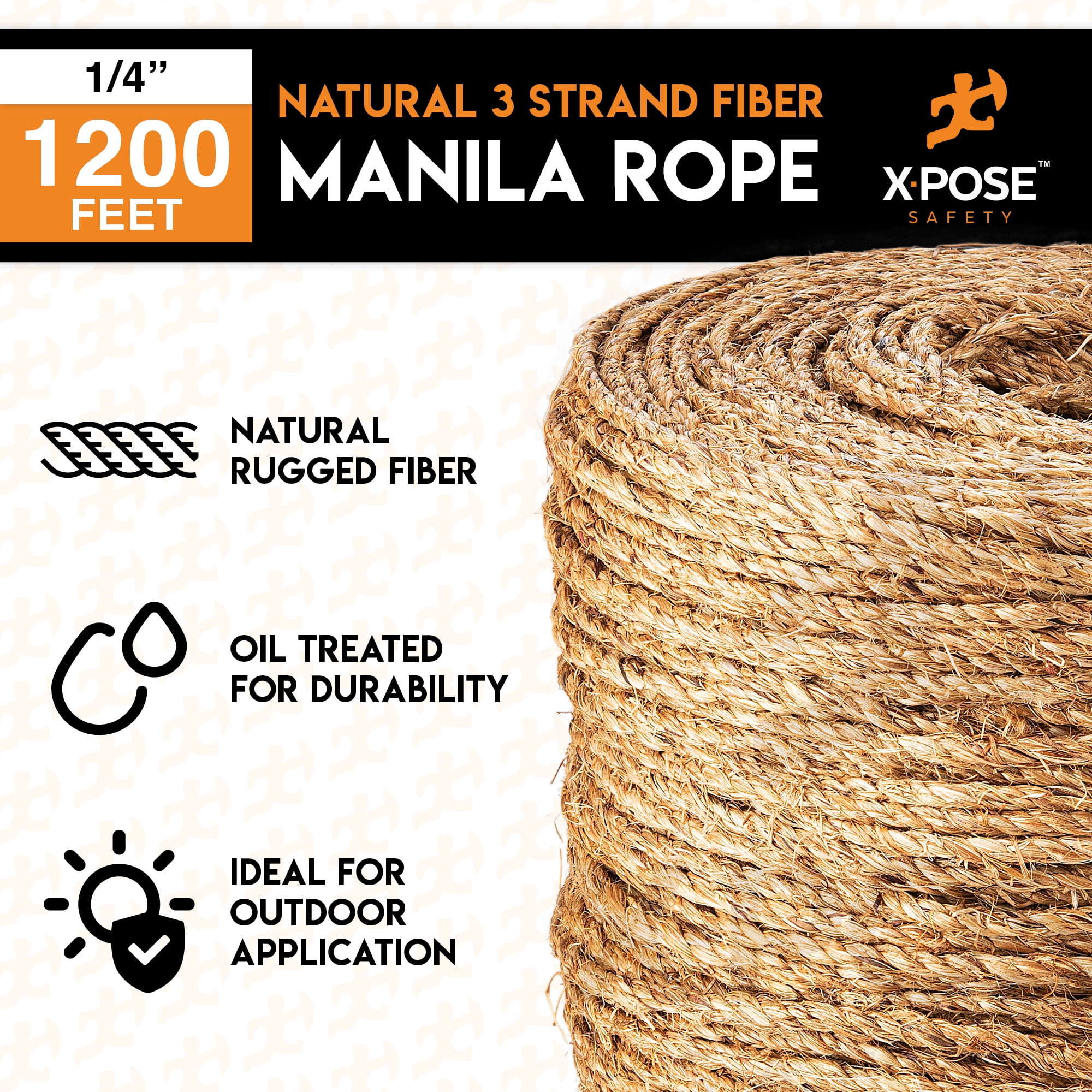Natural Manila Rope – Phoenix Rope & Cordage