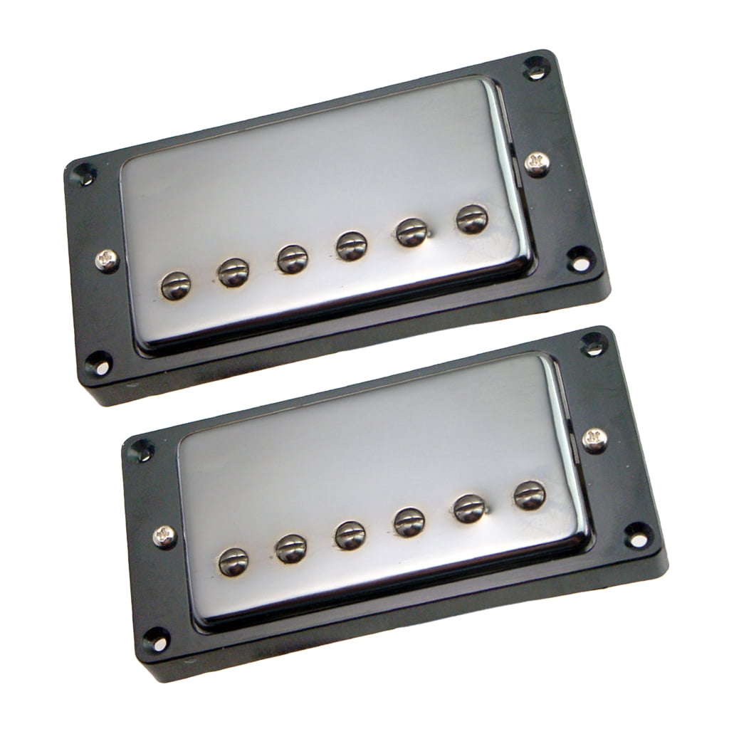 LeeQinersw 2 Pieces Double Coil Neck&Bridge Pickups with Tone&Volume Control Knobs for LP