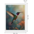 thumbnail image 2 of Diamond Art Kits for Adults - Colorful Hummingbird In Flight 5d Diamond Painting for Adults, Diamond Art for Adults Beginners, Frameless Diamond Painting Kits for Adults for Home Wall Decor, 2 of 7