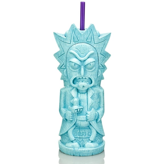 Geeki Tikis Rick and Morty Plastic Tumbler | Rick | Holds 25 Ounces