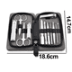 thumbnail image 2 of Piezas profesionales de acero inoxidable para cutículas y herramientas para el cuidado de las uñas Estuche de viaje Juego de belleza Ormromra CPB-US-YYM114-1, 2 of 5