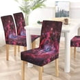 thumbnail image 5 of RYLABLUE Nebulae Collage Stretch Chair Cover Protector Seat Slipcover for Dining Room Hotel Wedding Party Set of 4, 5 of 5