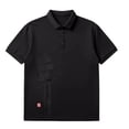 thumbnail image 5 of JOANKDMI Short Sleeve Shirts for Men Floral Embroidered Golf Tops Casual Vintage Style Graphic Tees Breathable Athletic Pullover for Work Business Summer Vacation, S-4XL, 5 of 6