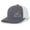 Charcoal/White, variant on Geometric Mountain Nature Mens Embroidered Mesh Back Trucker Hat Baseball Cap, Charcoal/White