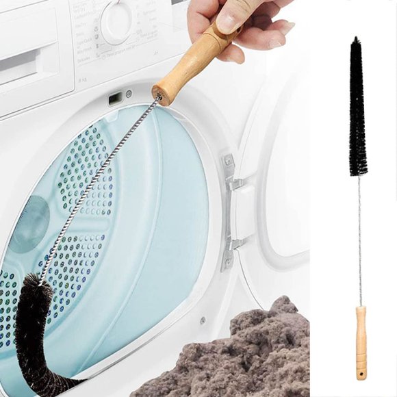 Cleaning Brush for Ducts and Appliances - Foldable Household Laundry Dryer Lint Vent Cleaning Brush for Washing Machines and Clothes Dryers