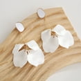 thumbnail image 4 of Mightlink 1 Pair Rose Flower Petal Drop Earrings Exaggerated Dangle Earrings Women Piercing Stud Earrings Jewelry Gift, 4 of 7
