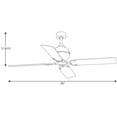 thumbnail image 5 of Royer Collection 56" Four-Blade Forged Black Ceiling Fan, 5 of 5