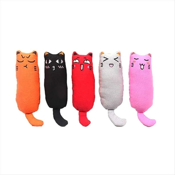 Juguete con Hierba Gatera con Sonido de Susurro, Productos para Gatos, Juguetes Bonitos para Gatos, Accesorios para Rechinar los Dientes de , Almohada para el Pulgar de Felpa