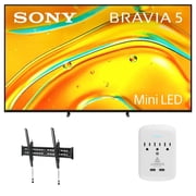 Sony K-55XR50 55" TV with TILT-MOUNT-43-90 and 3-OUTLET-SURGE (2025)