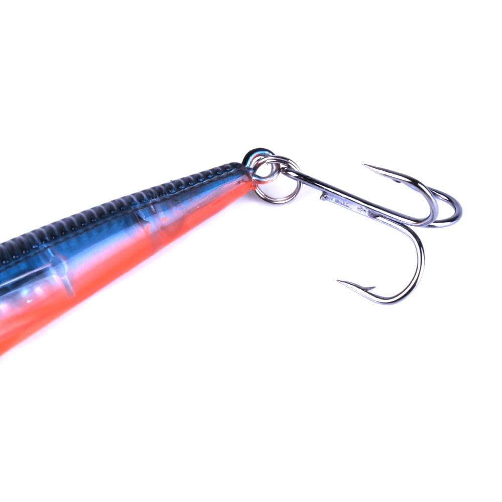 HENGJIA Fishing Deep Diving Fishing Lures Swimbait Large Sinking Minnow Lure Freshwater Jerkbait Lure 8Pcs/kit