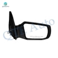 thumbnail image 5 of Pair of 2 Left Chrome/Flat-Right Side Chrome/Convex+Warning Power Non-Folding W/Cover View Mirror Black Smooth For 2007-2012 Nissan Altima, 5 of 10