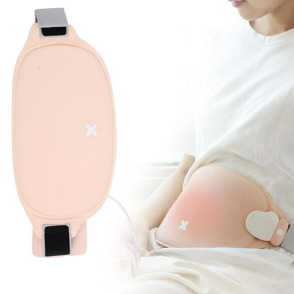 ANGGREK Heating Pad For Cramps Electric Heated Waist Belt, Uterus Heating Pad With 3 Heat