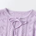 thumbnail image 7 of Chbgutlmr Baby Girls Clothes Lightweight Cardigans Cute Bow Cutout Dress Cover up Knit Sweaters Fall, 7 of 7