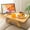 Natural, variant on Couch Arm Tray,Bamboo Sofa Clip on Side Table,Foldable Couch Armrest Table with 360° Phone Holder,Food Trays for Eating/Drinks/Snacks/Remote