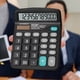 thumbnail image 4 of Calculadoras básicas de oficina y papelería. Mini calculadora digital de escritorio con pantalla LCD de 8 dígitos. Calculadora de bolsillo para el hogar, la escuela y los niños., 4 of 6