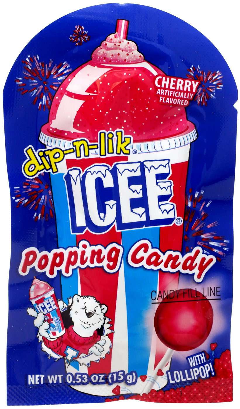 Icee DipNLik Cherry Popping Candy
