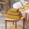 thumbnail image 6 of EUDIDV Soft Towel;Cotton Waffles Set Towel Skin Friendly Gift Waffles Towel Bath Towel Squares Towel Cotton 3 Piece Set;Towels for Bathroom, 6 of 6