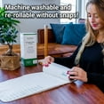 thumbnail image 3 of Reusable Paper Towels - Value Pack Of 24 Paperless Paper Towels! - 100% Cotton Super Soft Absorbent Washable And Made To Last, 3 of 4
