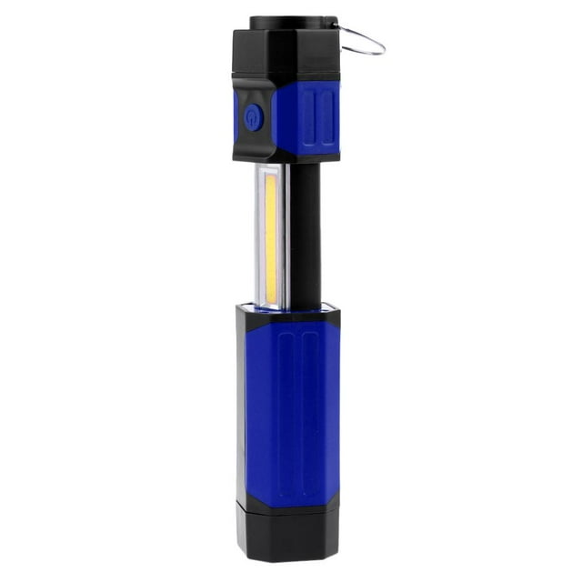 Luz de trabajo COB shamjiam linterna magnética flexible 3.5 cm azul