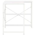 thumbnail image 3 of vidaXL Computer Desk White 120x72x70 cm, 3 of 5