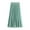 Green, variant on JNGSA Women's Chiffon High Waist Skirt Pleated Solid Color Midi Skirt Loose Flowy Elastic Skirt Elegant Long Skirt Beige