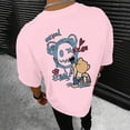 thumbnail image 4 of Playeras Para Hombre, Camiseta De Verano Con Estampado Sólido, Cuello Vuelto, Manga Corta, 4 of 7