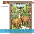 thumbnail image 4 of Toland Home Garden Grizzly Bear Wilderness Outdoor House Flag 40" x 28", 4 of 4