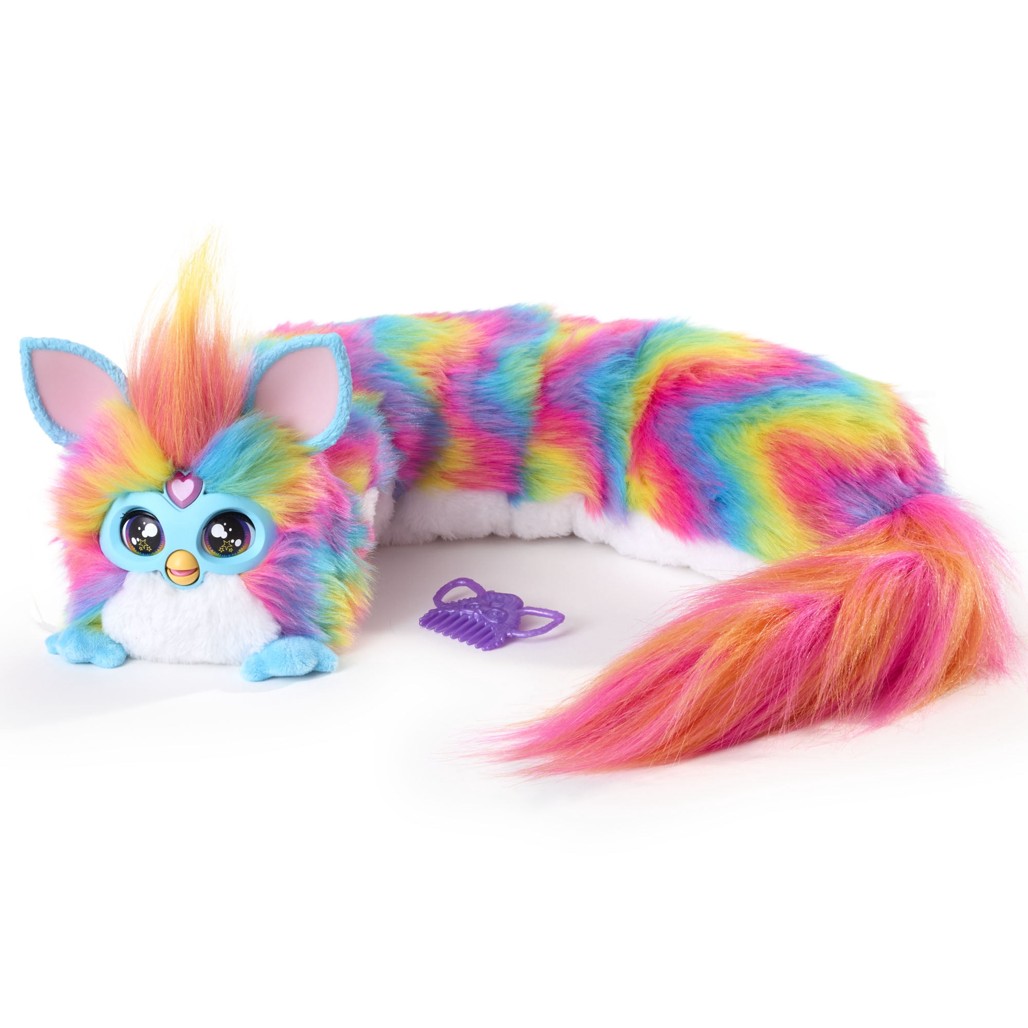 Furby DJ Furby Rainbow Electronic Plush Toy for Girls & Boys, Ages 6 and up