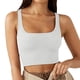 thumbnail image 1 of Gibobby Primavera europeo y americano Ropa de mujer Color sólido Moda Tendencia Sexy Chaleco corto(Blanco,XG), 1 of 5