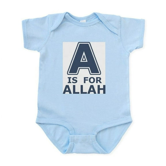 CafePress - A Is For Allah Infant Bodysuit - Baby Light Bodysuit, Size Newborn - 24 Months