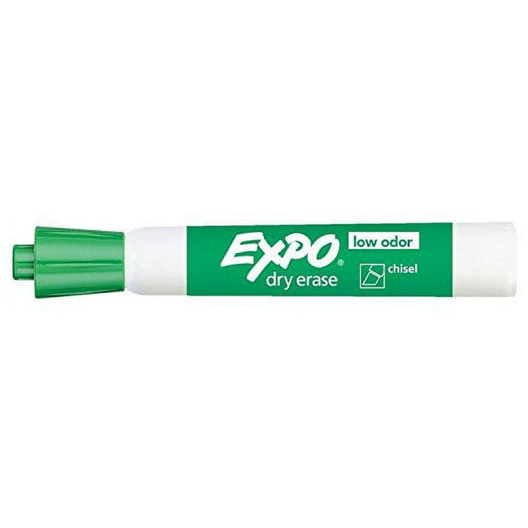 Expo - Pack of 4 Low Odor Chisel Tip Dry Erase Markers, Aqua, Lime, Pink &  Plum - 57432650 - MSC Industrial Supply
