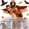 thumbnail image 4 of CVBCOS Adult Owl Halloween Unisex Christmas Costume Onesie Pajamas-Plush One Piece Cosplay Suit for Women and Men, 4 of 7