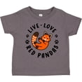 thumbnail image 3 of Inktastic Live Love Red Pandas Boys or Girls Toddler T-Shirt, 3 of 5