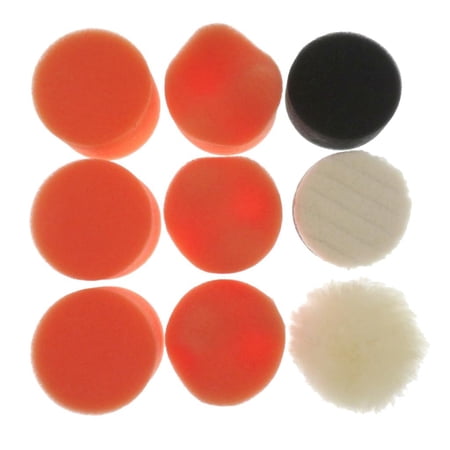 9pcs 50mm Polishing Sponges Sponges Car Polishing Sponge Polishing Pad Set