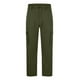 thumbnail image 3 of Pantalones largos para hombre, lisos, informales, con bolsillos, botones y cremallera, cintura elástica, rectos, para exteriores, cargo, de poliéster., 3 of 5