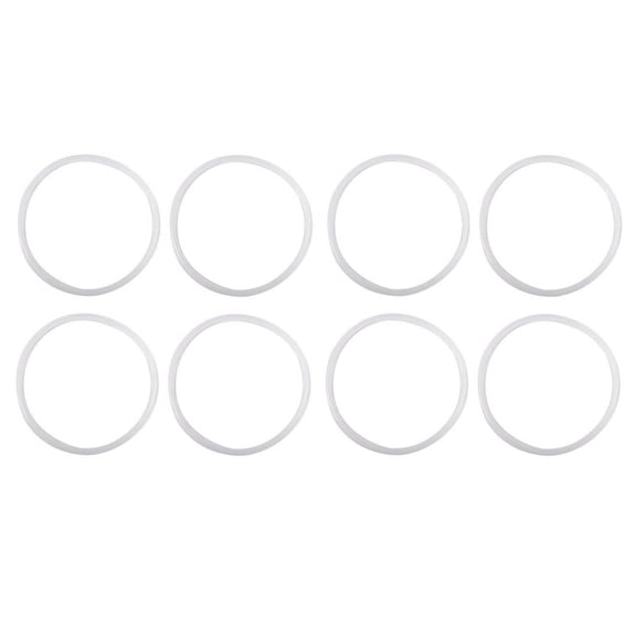 8 Pcs Rubber Gasket Seal Ring 20cm Inner Dia for 4L Pressure Cooker