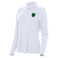 thumbnail image 2 of Women's Antigua White Sacramento Kings St. Patrick's Day Intent Quarter-Zip Top, 2 of 4