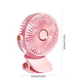 thumbnail image 3 of Summer Saving Clearance Small Fans USB Fan Portable Fan Bedroom Office Desktop Student Dormitory Fan Mini Clip- Desktop Plug-in Fan, 3 of 6