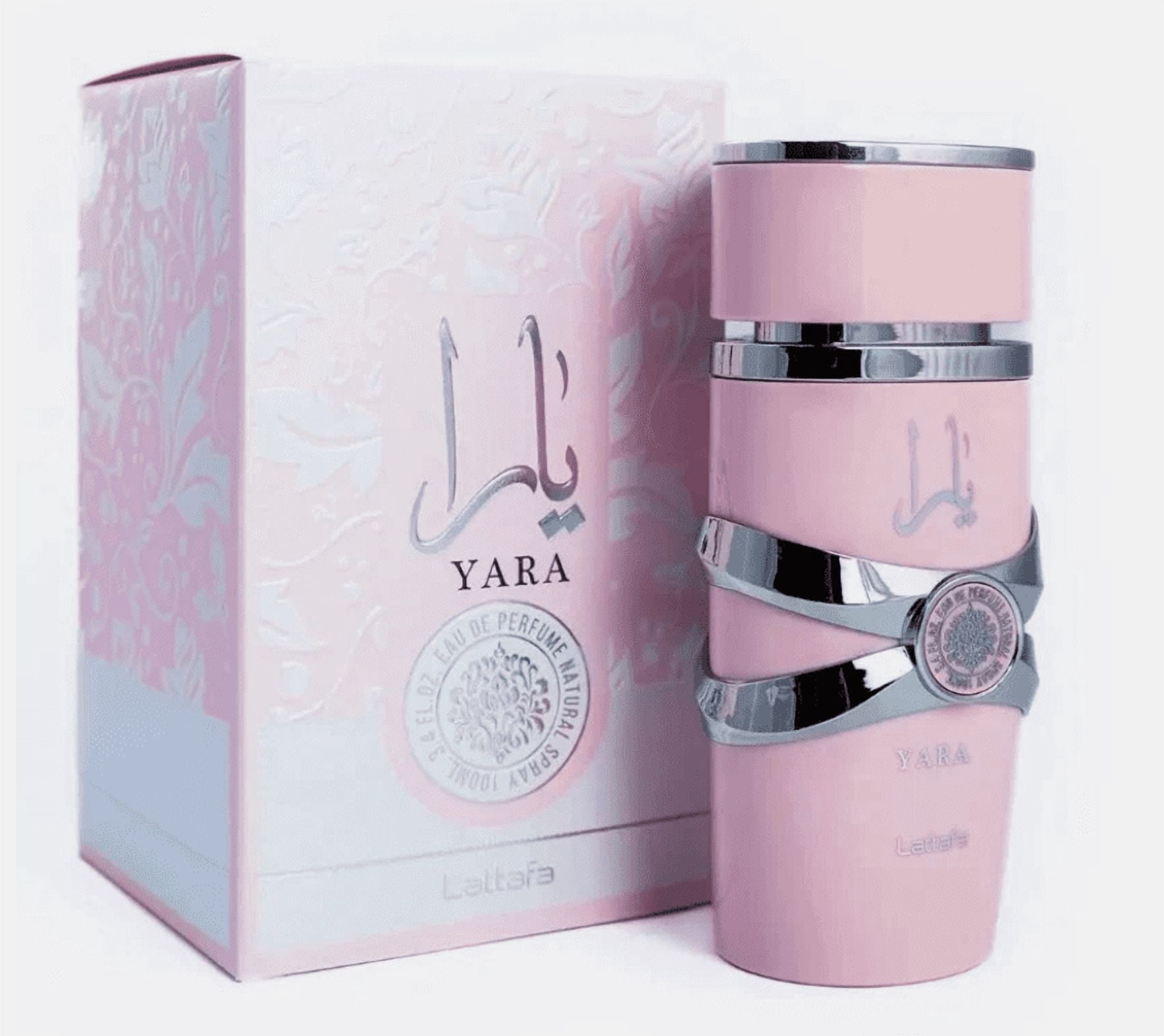 Lattafa For Women 2 Piece Eau De Parfum Gift Set (Yara + Yara Pink) 3.4 Ounce/100 Ml Each