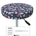 thumbnail image 4 of Xecao's Watercolor Marine Animals Print Stool Covers offer stylish, washable protection for PU round bar stools, perfect for home or commercial use., 4 of 7