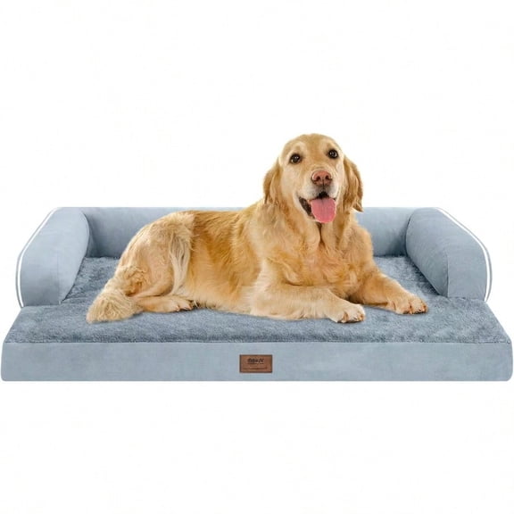 Extra Large Dog Bed Orthopedic Waterproof: Memory Foam Dog Bed For XL  Extra  Couch Sofa Washable With Removable Cover
