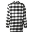 thumbnail image 6 of ZSQDM Women Jacket Women Plaid Cardigan Fall Fashion Checkered Coat Top Pink Cardigan for Women Women's Oversized Sweaters Knit Casual Pullover Sweater Fall Outfits Clothes Women Sweater（Xxxxl）, 6 of 9